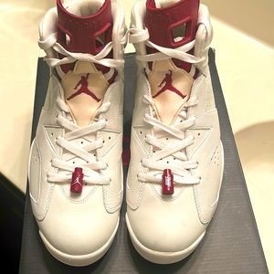 Men’s VNDS air Jordan 6 Maroon size 12